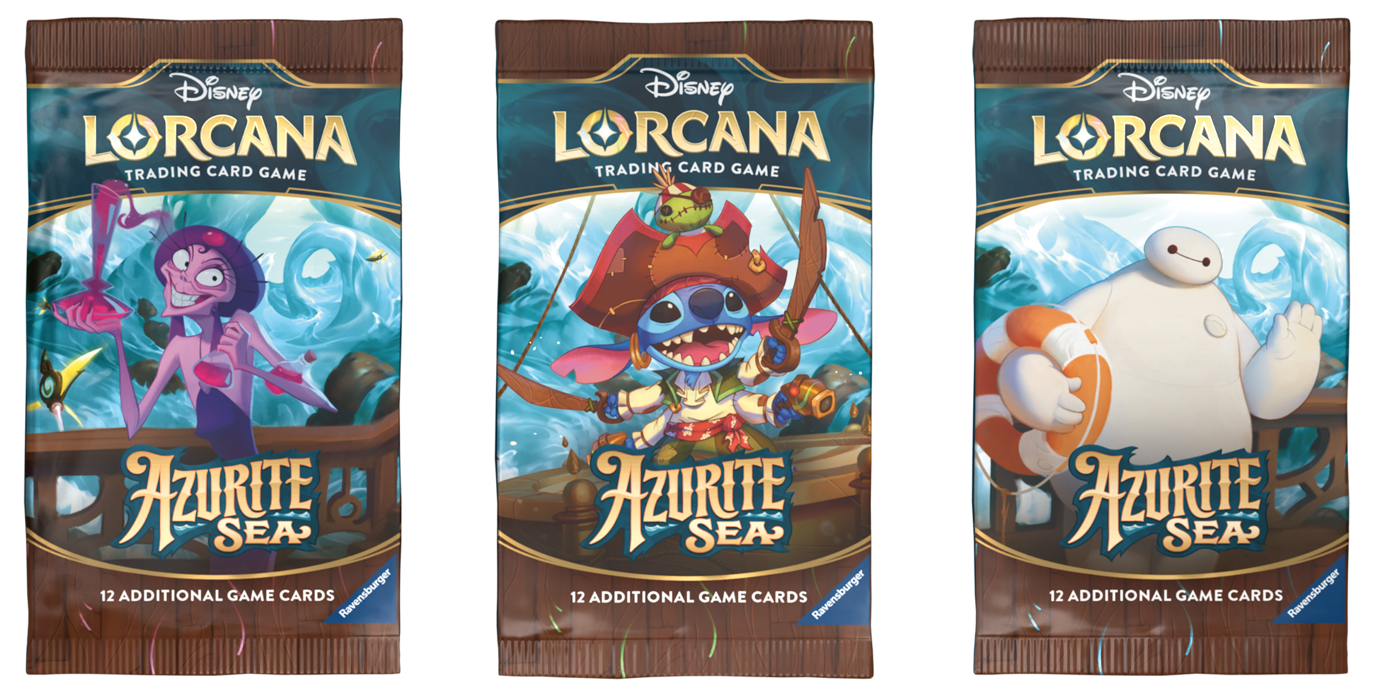 Disney Lorcana Azurite Sea Booster Single Pack