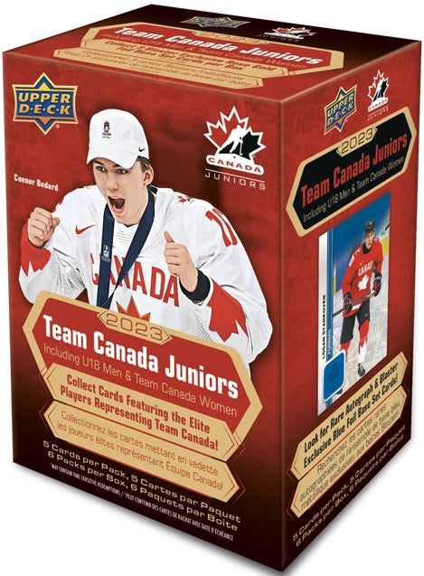 22/23 Upper Deck Team Canada Juniors Hockey Blaster