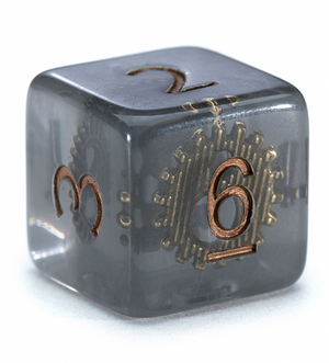 Inclusion Dice Steampunk