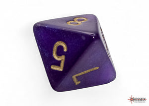 Borealis 7 Die Set Mega-Hedrals  Purple/Gold Luminary