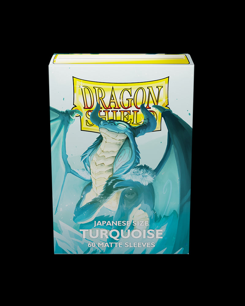 Dragon Shield: Japanese Size 60ct Sleeves - Turquoise (Matte)