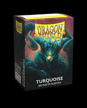 Dragon Shield: Standard 100ct Art Sleeves - Turquoise (Matte)