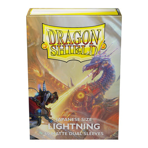 Dragon Shield: Japanese Size 60ct Sleeves - Lightning (Dual Matte)