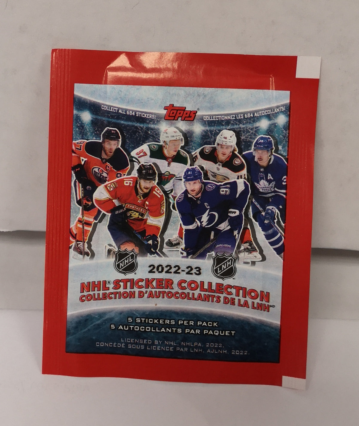 22/23 Topps NHL Sticker Packs-Single Packs - Let's Play! Cards And Games!